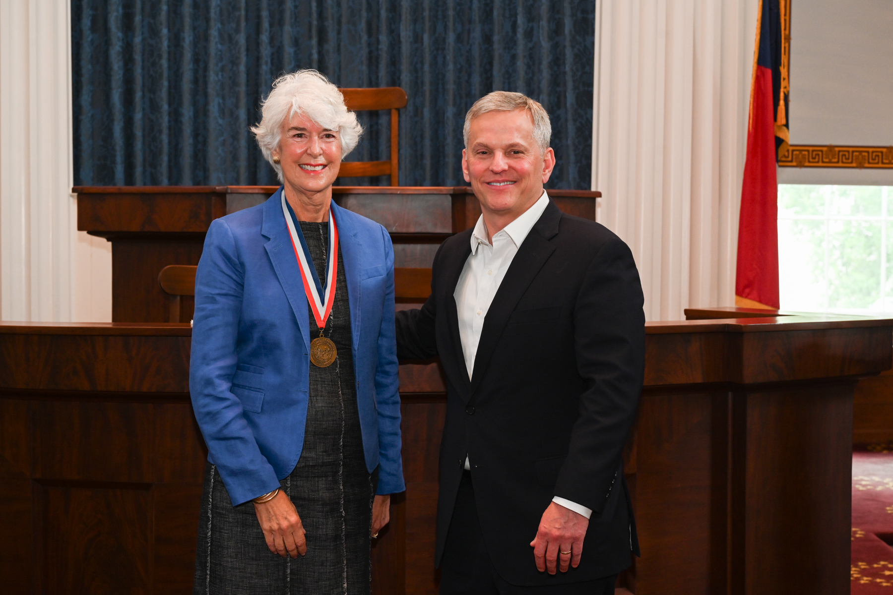 Anne Stokley receives governor's service award